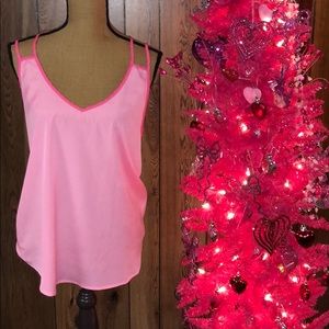 VS hot pink top